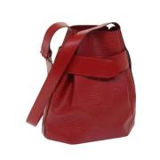 Pre-owned Leather shoulder-bags Louis Vuitton Vintage , Red , Dames