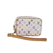 Pre-owned Canvas louis-vuitton-bags Louis Vuitton Vintage , White , Da...