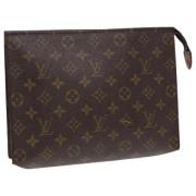 Pre-owned Canvas pouches Louis Vuitton Vintage , Brown , Dames