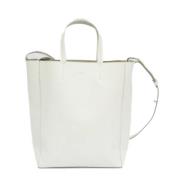 Pre-owned Leather celine-bags Celine Vintage , White , Dames