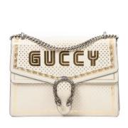 Pre-owned Leather gucci-bags Gucci Vintage , White , Dames