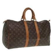 Pre-owned Canvas louis-vuitton-bags Louis Vuitton Vintage , Brown , Da...