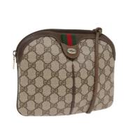 Pre-owned Canvas gucci-bags Gucci Vintage , Brown , Dames