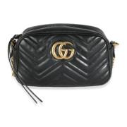 Pre-owned Leather shoulder-bags Gucci Vintage , Black , Dames