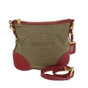 Pre-owned Canvas prada-bags Prada Vintage , Beige , Dames