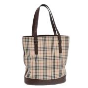 Pre-owned Canvas totes Burberry Vintage , Beige , Dames