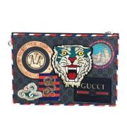 Pre-owned Fabric gucci-bags Gucci Vintage , Gray , Unisex