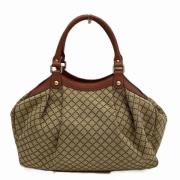 Pre-owned Canvas handbags Gucci Vintage , Beige , Dames