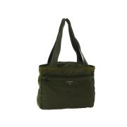 Pre-owned Nylon prada-bags Prada Vintage , Green , Dames