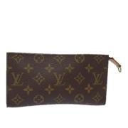 Pre-owned Canvas pouches Louis Vuitton Vintage , Brown , Dames