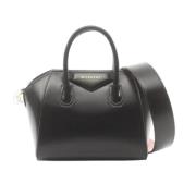 Pre-owned Leather handbags Givenchy Pre-owned , Black , Dames