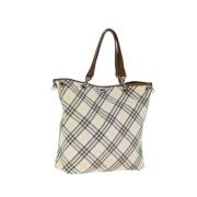 Pre-owned Cotton shoulder-bags Burberry Vintage , Beige , Dames