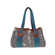 Pre-owned Canvas handbags Celine Vintage , Multicolor , Dames