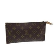 Pre-owned Canvas pouches Louis Vuitton Vintage , Brown , Dames