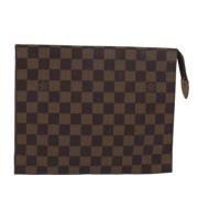 Pre-owned Canvas pouches Louis Vuitton Vintage , Brown , Dames