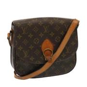 Pre-owned Canvas louis-vuitton-bags Louis Vuitton Vintage , Brown , Da...