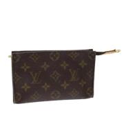 Pre-owned Canvas handbags Louis Vuitton Vintage , Brown , Dames