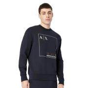 Logo Sweatshirt You.me.us. Armani , Blue , Heren