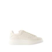 Witte Leren Oversized Sneakers Alexander McQueen , White , Heren