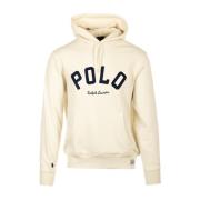 Witte Sweater Hoodie Lange Mouwen Ralph Lauren , White , Heren