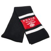 Pre-owned Canvas scarves Prada Vintage , Black , Dames