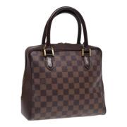 Pre-owned Canvas handbags Louis Vuitton Vintage , Brown , Dames