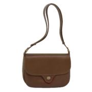 Pre-owned Leather gucci-bags Gucci Vintage , Brown , Dames