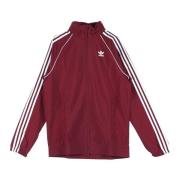 Collegiate Burgundy Windbreaker Jacket Adidas , Red , Heren