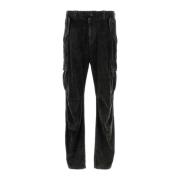 Stretch Corduroy Cargo Pant Dolce & Gabbana , Gray , Heren