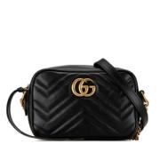 Pre-owned Leather gucci-bags Gucci Vintage , Black , Dames