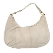 Pre-owned Leather shoulder-bags Yves Saint Laurent Vintage , White , D...