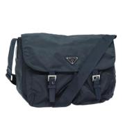 Pre-owned Nylon prada-bags Prada Vintage , Blue , Dames