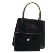 Pre-owned Fabric handbags Salvatore Ferragamo Pre-owned , Black , Dame...