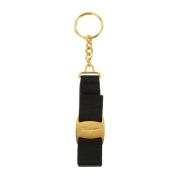 Pre-owned Fabric key-holders Salvatore Ferragamo Pre-owned , Black , D...