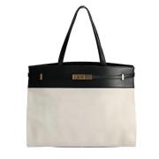 Pre-owned Leather shoulder-bags Yves Saint Laurent Vintage , White , D...