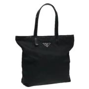 Pre-owned Nylon totes Prada Vintage , Black , Dames