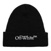 Elegante Beanie Muts Off White , Black , Heren