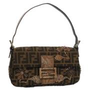 Pre-owned Canvas fendi-bags Fendi Vintage , Black , Dames