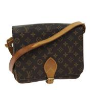 Pre-owned Canvas louis-vuitton-bags Louis Vuitton Vintage , Brown , Da...