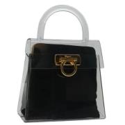 Pre-owned Plastic handbags Salvatore Ferragamo Pre-owned , Black , Dam...