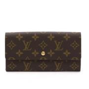 Pre-owned Canvas wallets Louis Vuitton Vintage , Brown , Dames