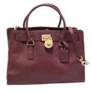 Pre-owned Leather totes Michael Kors Pre-owned , Red , Dames