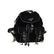 Pre-owned Fabric backpacks Prada Vintage , Black , Dames