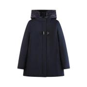 Blauwe Toggle Coat Fay , Blue , Dames