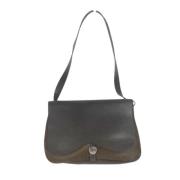 Pre-owned Leather shoulder-bags Hermès Vintage , Brown , Dames