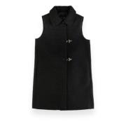 Gevoerd vest met 3 haken Fay , Black , Dames