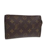 Pre-owned Canvas pouches Louis Vuitton Vintage , Brown , Dames