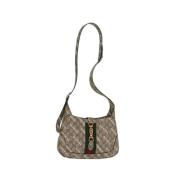 Pre-owned Canvas gucci-bags Gucci Vintage , Beige , Dames