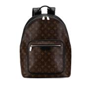 Pre-owned Canvas backpacks Louis Vuitton Vintage , Brown , Dames