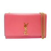 Pre-owned Leather shoulder-bags Yves Saint Laurent Vintage , Pink , Da...